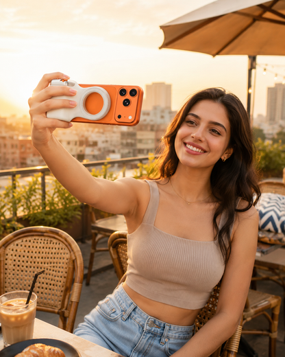 Raviqo OneGrip / Magnetic Camera Grip For Smartphone Photography