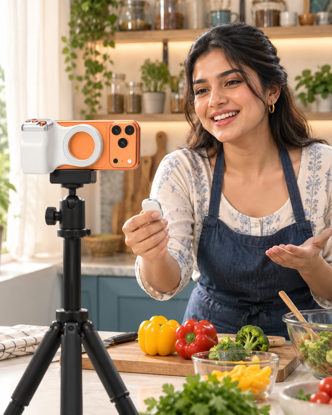 Raviqo OneGrip / Magnetic Camera Grip For Smartphone Photography